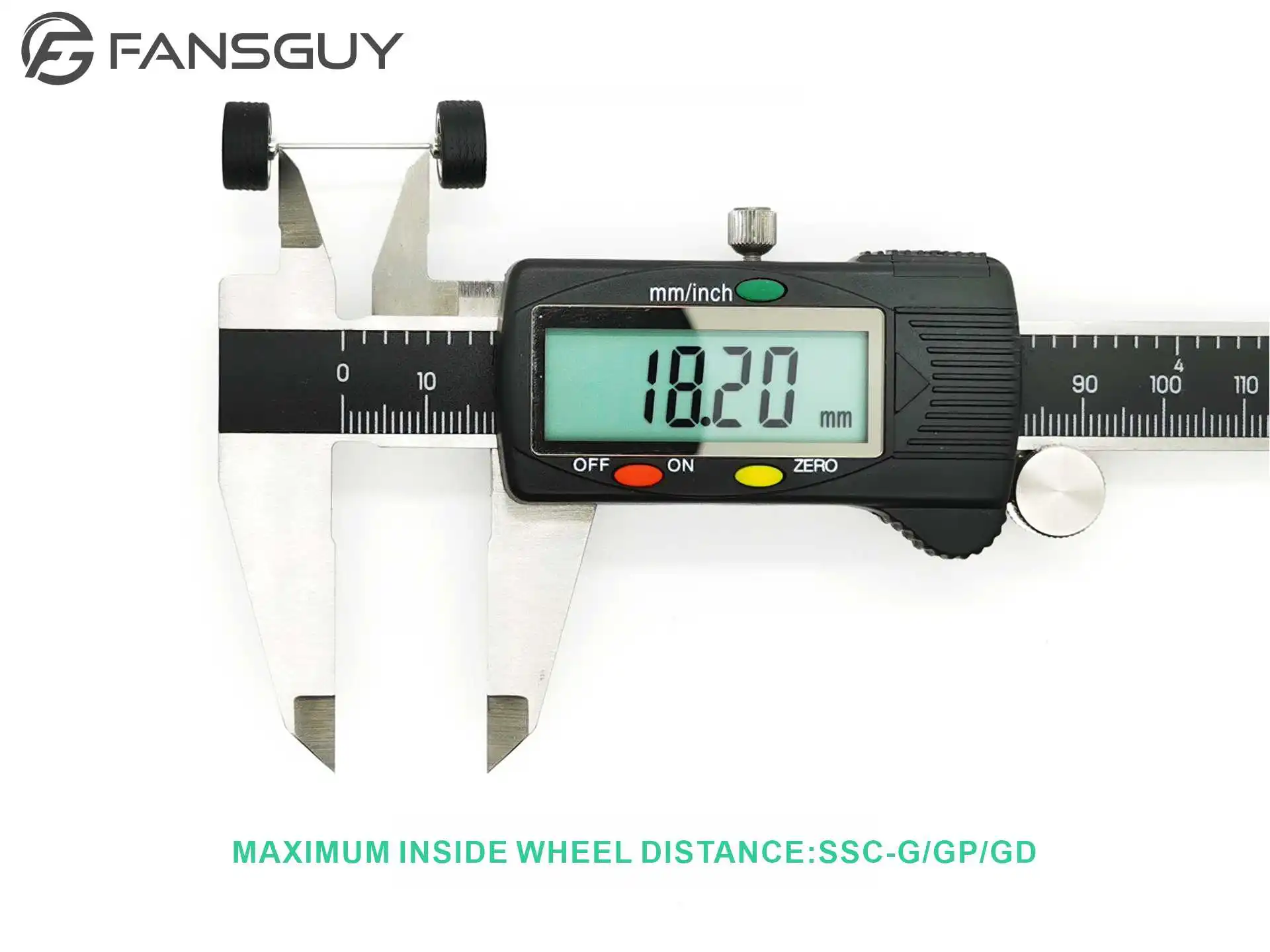 FANSGUY 1Set 10,80 mm 1/64 Modell-Ersatzteile, Räder, abnehmbarer Reifen, RSSC-Serie – Detail 20