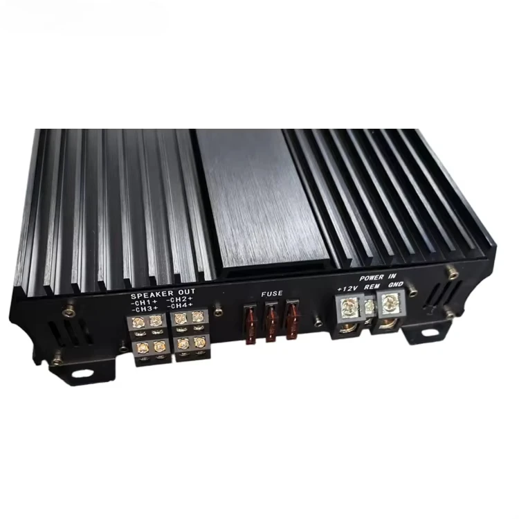 Professional RMS power 4*150 Watt @4Ω High-Power Amplifiers System HiFi Car Audio Class AB 4-Channel Power With High-level Input
