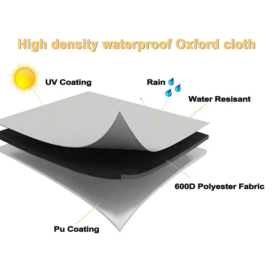 zaagafdekking, waterdichte tafelzaagafdekking met hoge dichtheid, draagbare tafelzaagafdekking voor buiten, W35D27H38.