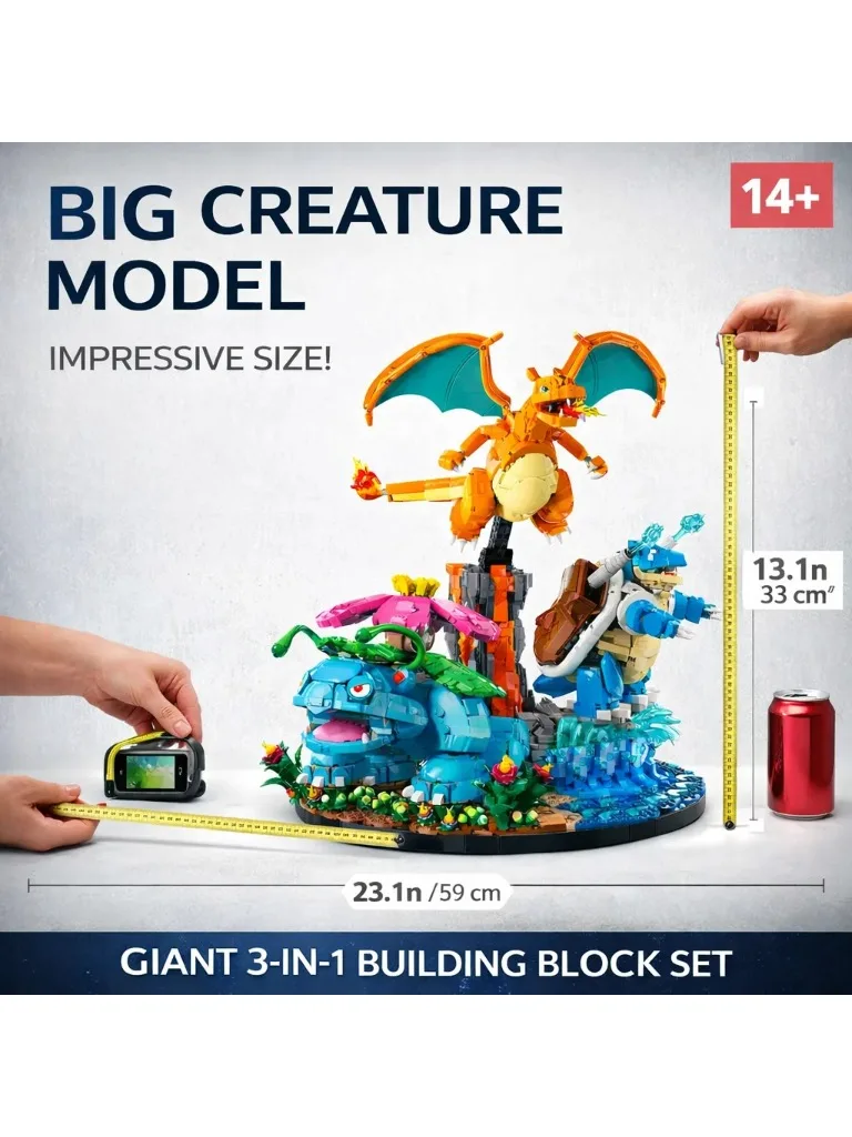 2026 IN VOORRAAD 6848PCS FIT 3 Battle Action Figures Display Set Buidling Blok Model Bricks Speelgoed Kerst Verjaardagscadeautjes - afbeelding 2