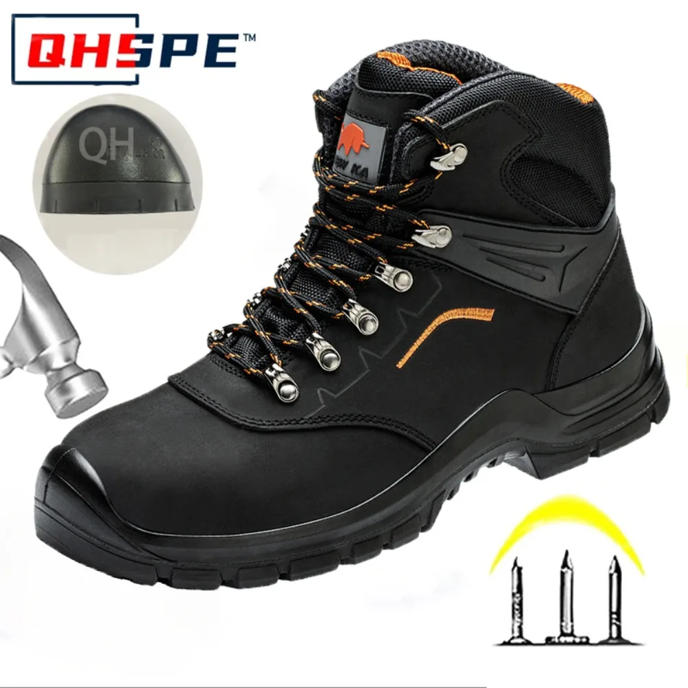 

Men's Anti-Static Wear-Resistant Labor Protection Shoes Safety Smashing Protection Work Shoes for Factory Use