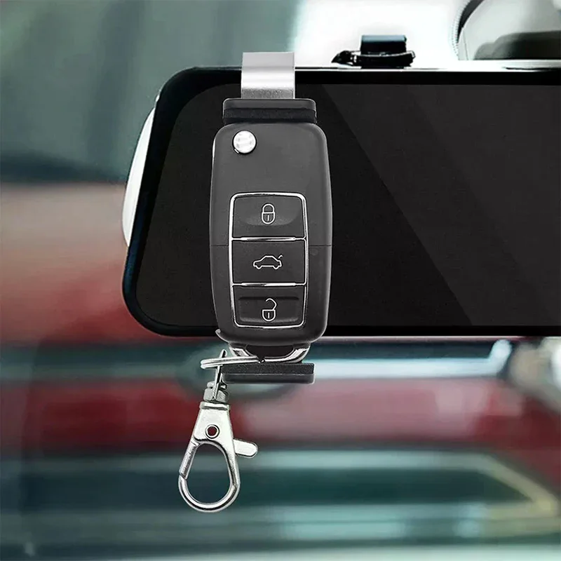Car Sun Visor Clip Holder, Remote For Garage Door Control, Keychain, Universal Car Interior Accessories1/5PCS