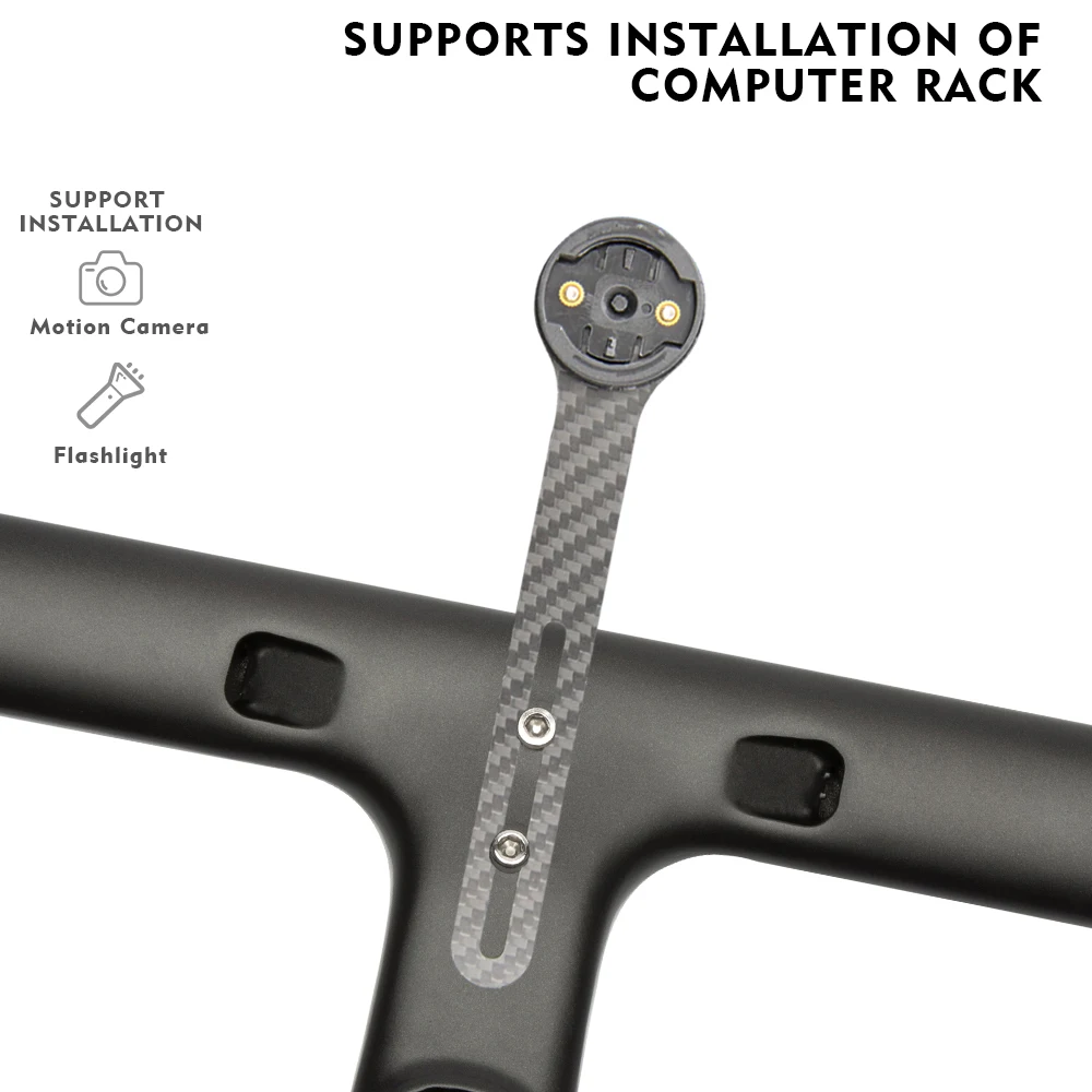 RXL SL-Bicycle Carbon Handlebars, Road Bike, Gravel, Integrated Handlebar, Support OD2 28.6/31.8, Bicycle Handle Bar, Cycling