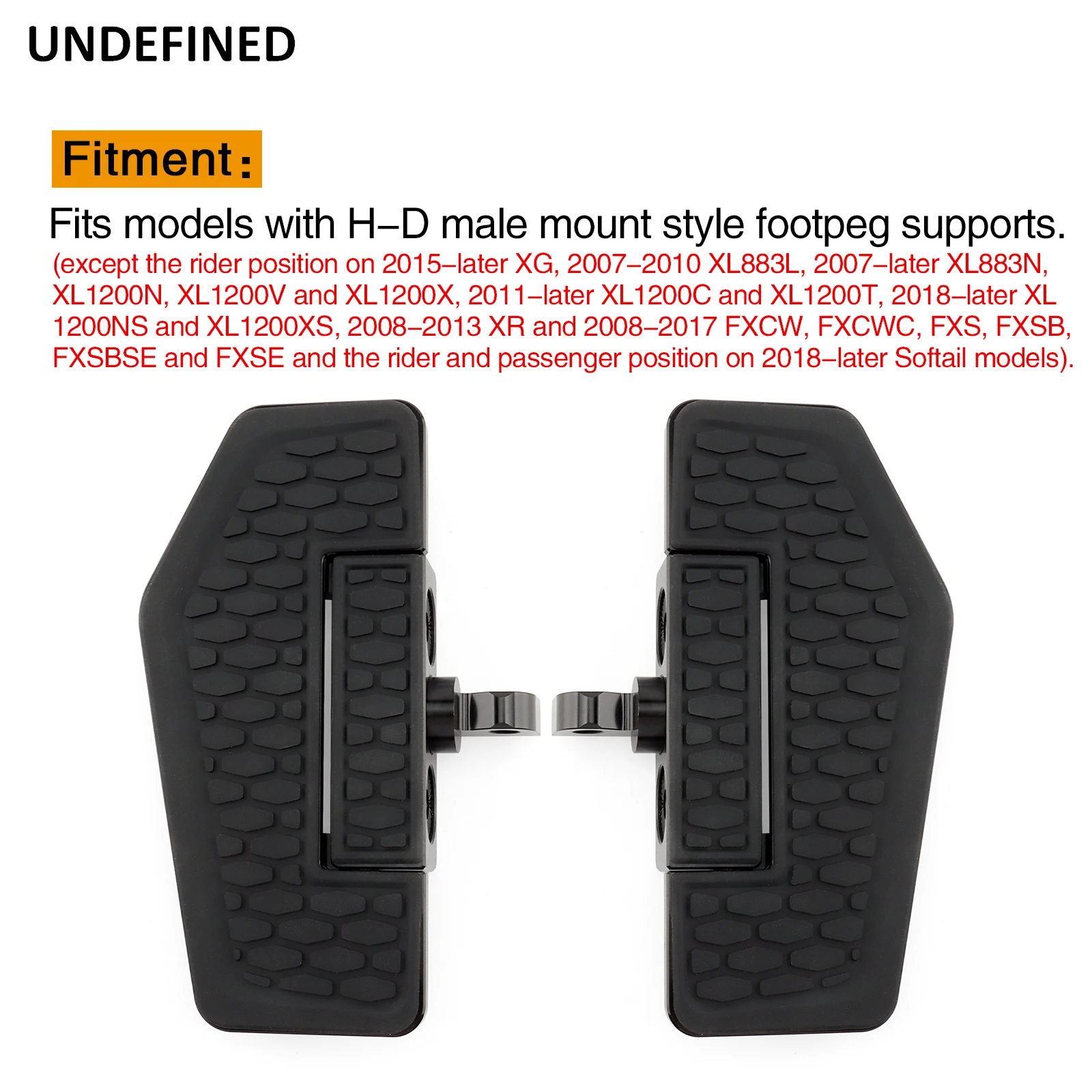 Motorcycle Hex Folding Foot Pegs Mini Floorboards Footrest Pedals For Harley Touring Road King Sportster 883 1200 Dyna Softail 3