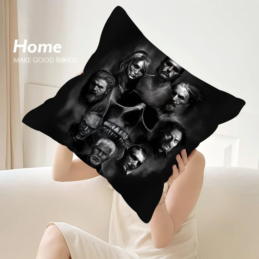 TV Sons Of A-Anarchy Pillow Case Sofa Decorative Home Double-sided Print Plush Square Throw Pillow Covers Cushion Decor Cover