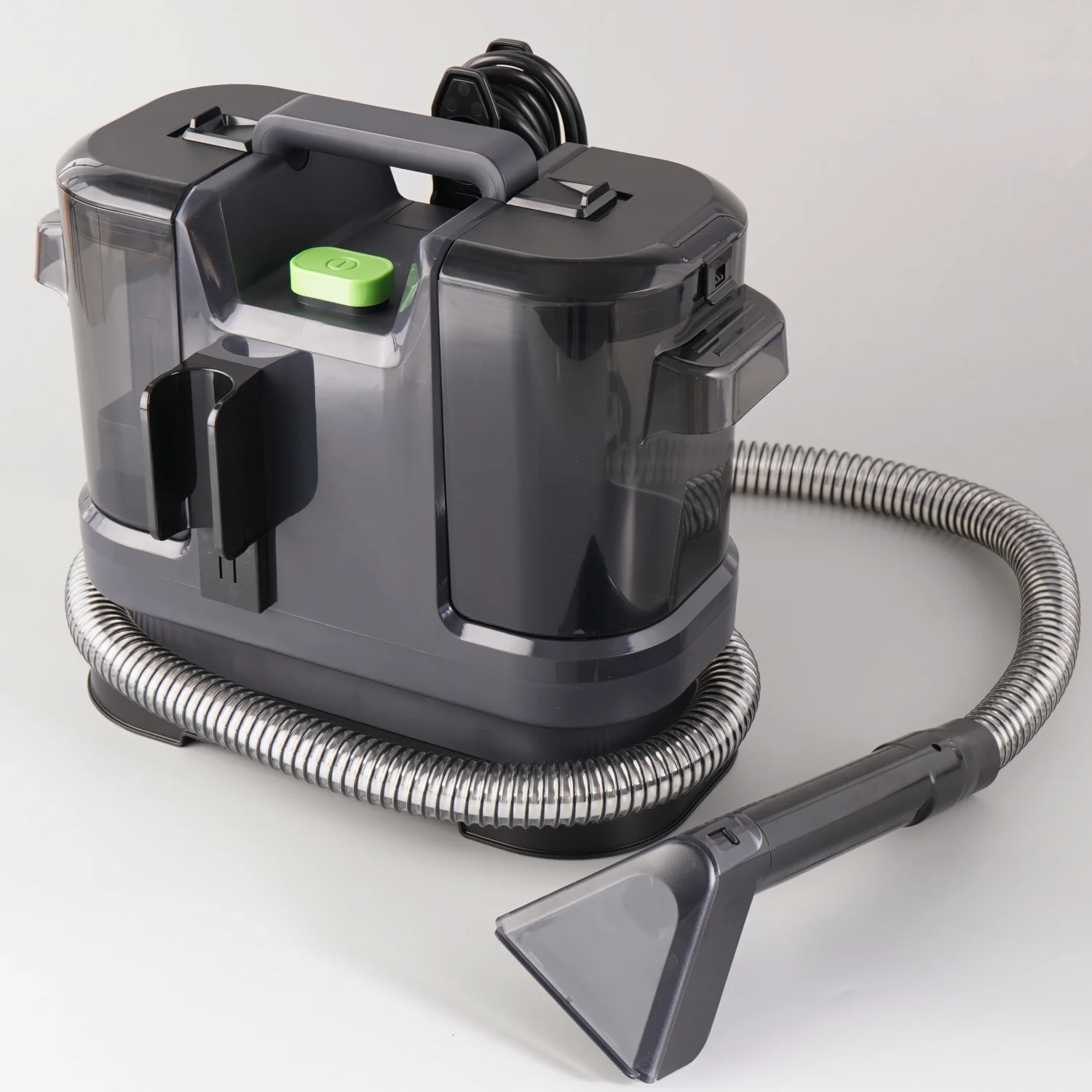 CE CB Portable High Pressure Electric Plastic Removeable Water Tank Handheld Wet and Dry Cyclone Vacuum Carpet Cleaner