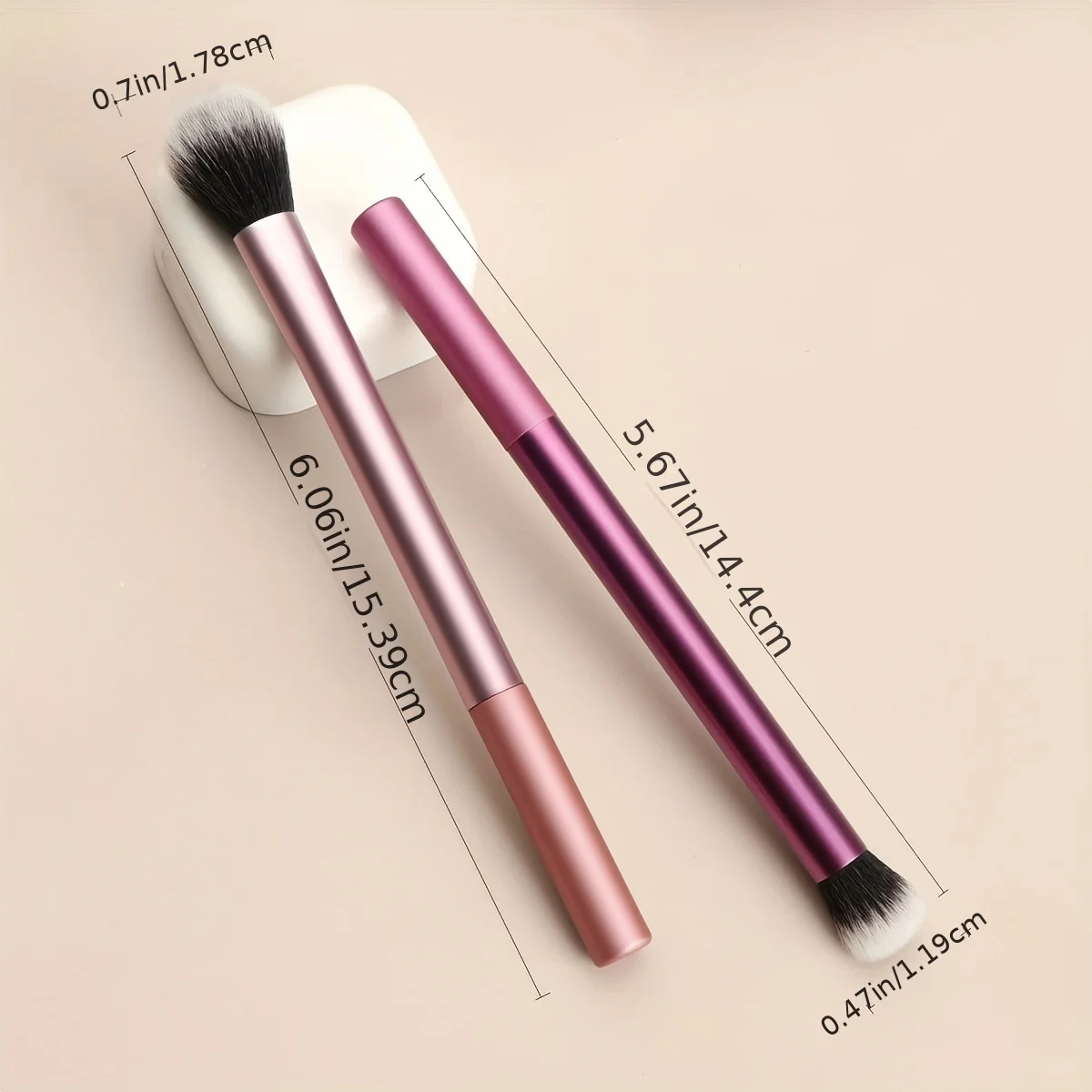 Eyeshadow Brushes, 2pcs Multifunctional Makeup Brush For Eye Shadow, Makeup Brush/Cosmetic Brush