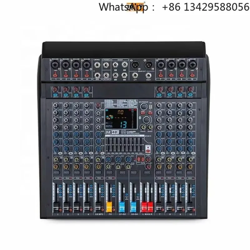 MQ Series Professional 10/14/18 Channel Audio Mixer KTV Sound Processor DJ Controller Music Equipment Console Mixer