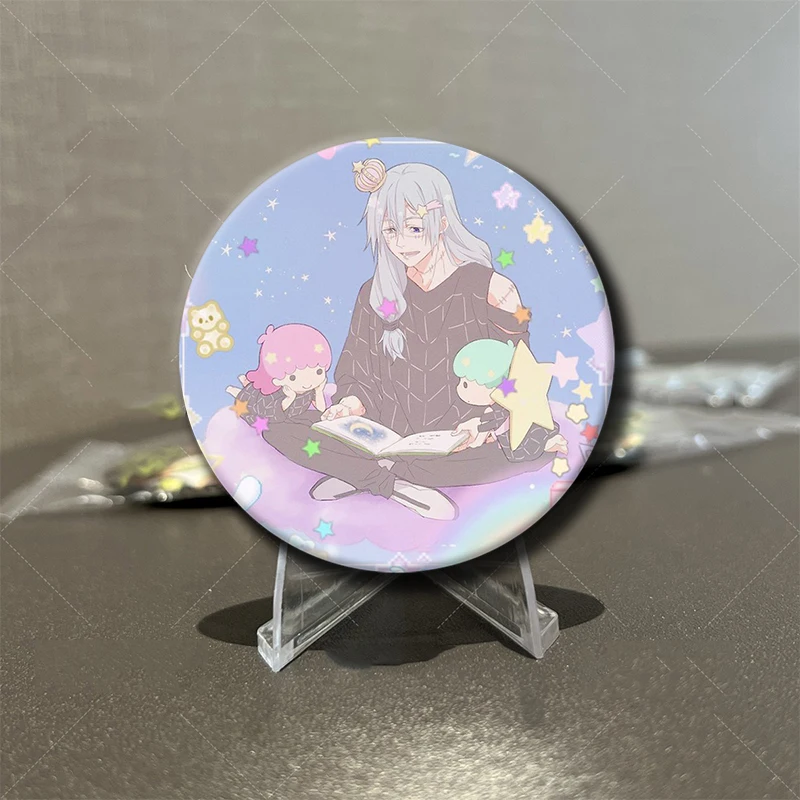 Mahito Anime Figure Badge Cosplay Dark Cartoon Brooches Exquisite Creative Enamel Pins for Clothes