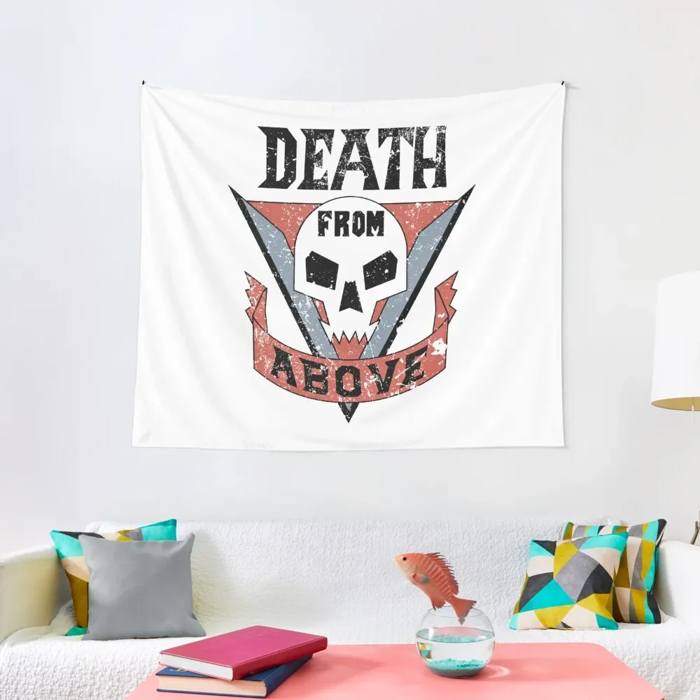 Starship Troopers - Death From Above Tapestry Room Decor Aesthetic Wall Tapestries House Decorations Wall Hanging Tapestry