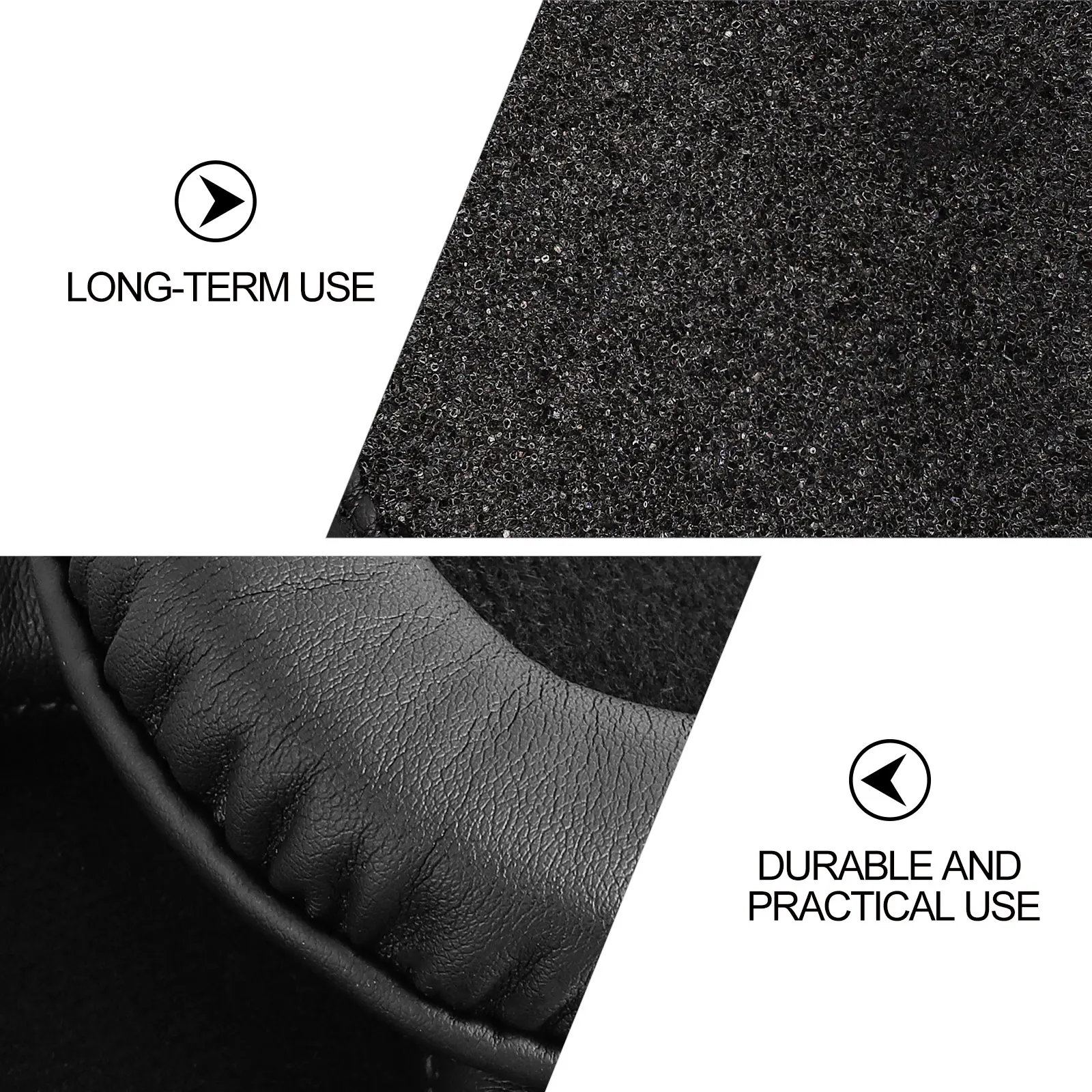 

1 Pair Headphone Earpads Soft Comfortable Replacement Cushion For Mdr-7506 Mdr- Headset High Elastic Noise Blocking