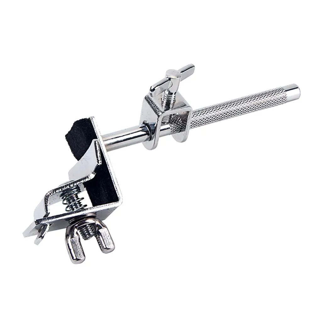 

Прочный металлический держатель-зажим для ковбелла для бас-барабана, оптимальная позиция для игры, двойное параллельное крепление, мощное крепление Wc51