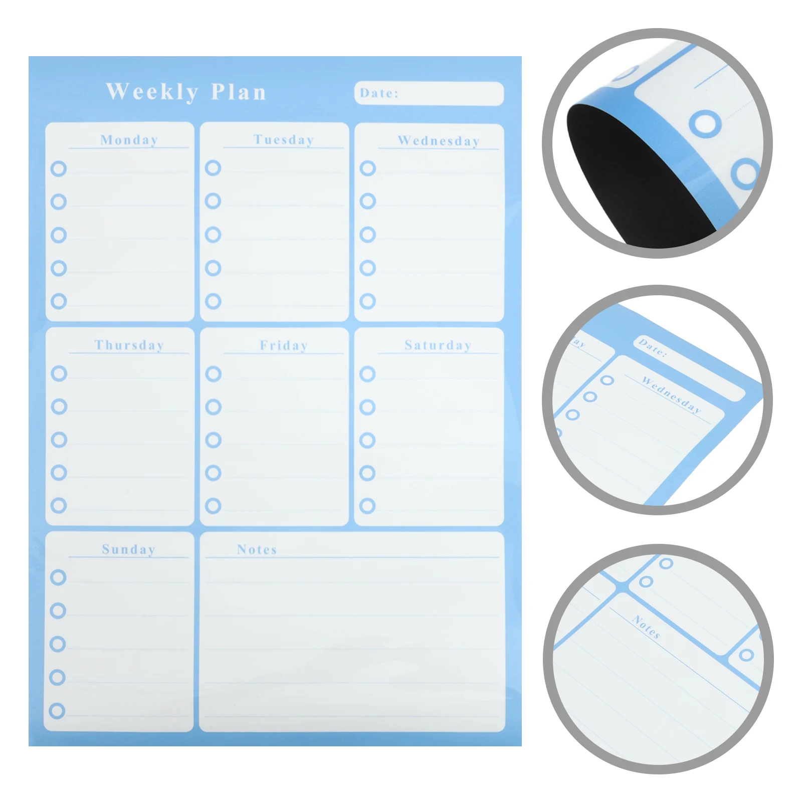 

Schedule Message Board Chart Reusable Dry Erase Magnetic Daily Weekly Rubber Massage