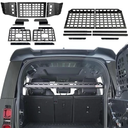 CGZ Molle Panels Fit for Land Rover Defender 110 2020 2021 2022 2023 2024 2025 Trunk Shelf Storage Debri Racks Cargo Organizers