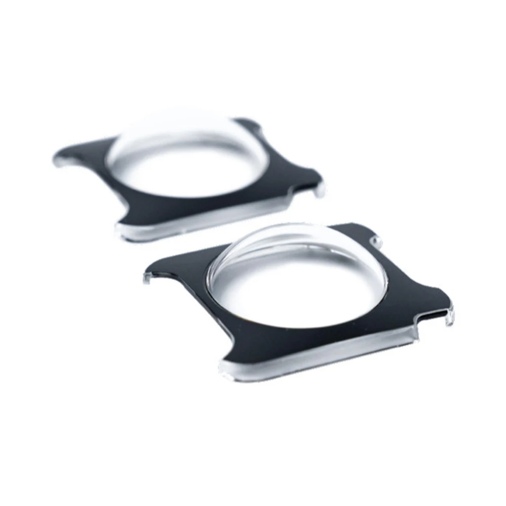 2 قطعة كاميرا بانورامية لاصقة واقية عدسة غطاء حامي العدسة حامي الكاميرا ل Insta360 الظل حجر واحد RS/R