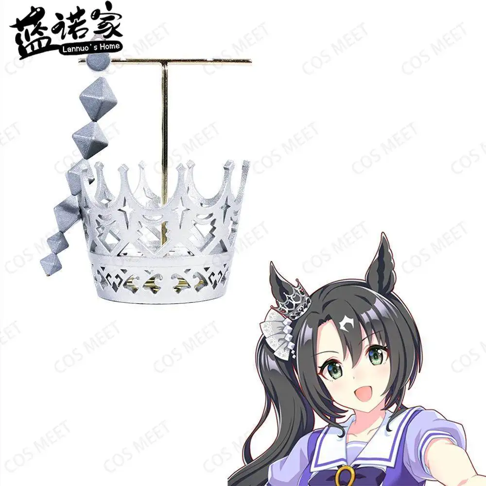 

【Lannuo's Home】Uma Musume Pretty Derby Satono Crown: Косплей-аксессуар для головы, украшение для волос с 3D-печатью для Хэллоуина, карнавала, конвенций