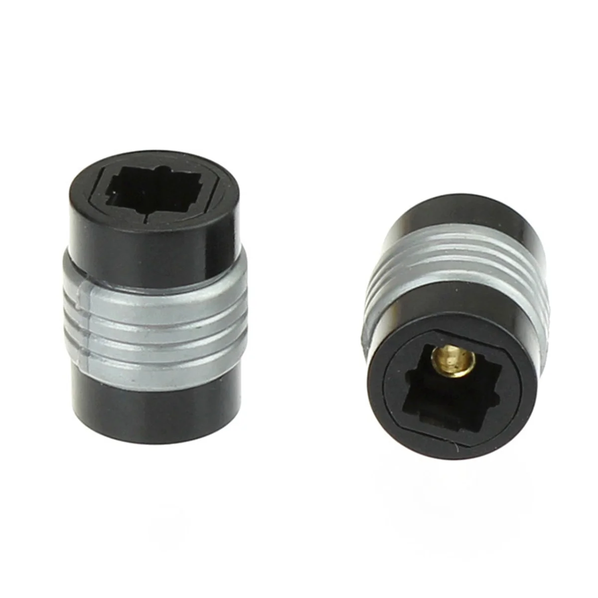 T79C Speaker DVD Player Digital Audio Optical Cables Adapter Portable CD Fiber Optic Female Extender Extension Coupler 2Pcs