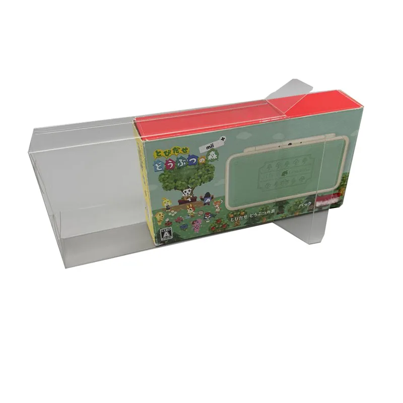 כיסוי PET שקוף ושקוף עבור New 2DS LL עבור Animal Crossing: New Horizons Limited JP edition Collection תיבת הגנה
