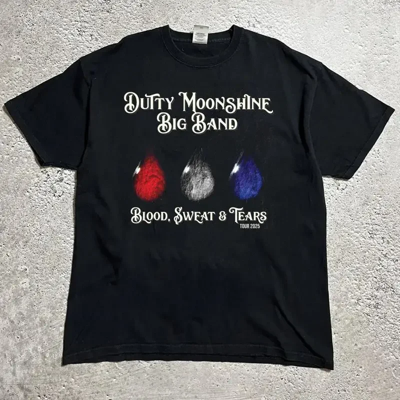 Dutty Moonshine Big Band 2025 Tour Dates T Shirt Black All Size Am765