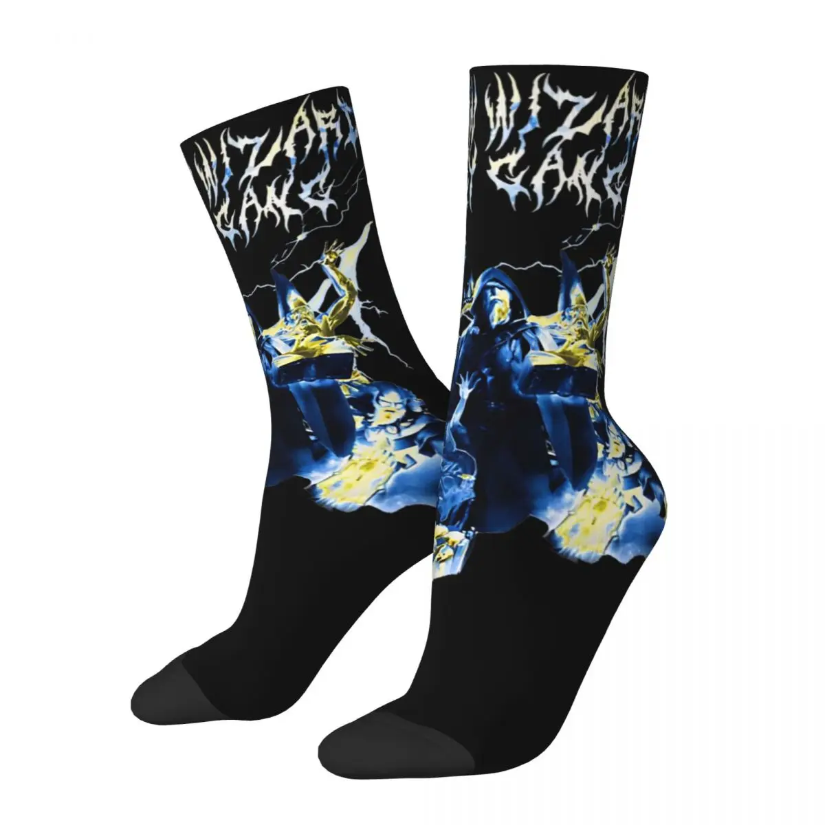 

Colorful Shadow Wizard Money Gang Design Theme Print Socks Spring Autumn Winter Hiphop Musican Cotton Long Socks Sweat Absorbing