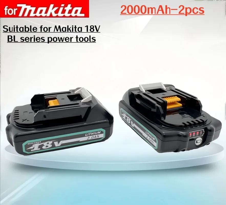 For Makita 18V LXT Compatible Replacement Battery for BL1830 BL1860 BHP451 and More Cordless Power Tools