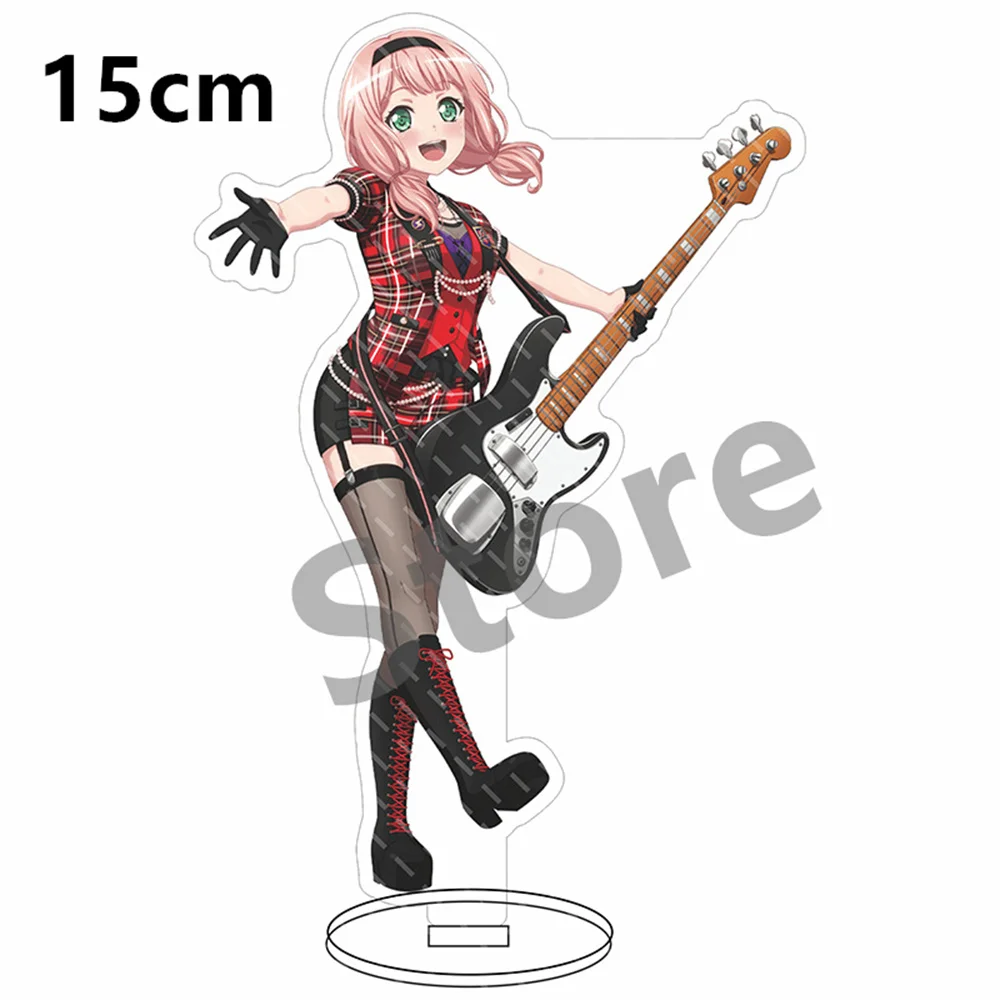 Hot Anime Afterglow BanG Dream! Figures Acrylic Stand Model Plate Mitake Ran Uehara Himari Udagawa Tomoe Standee Model Gift