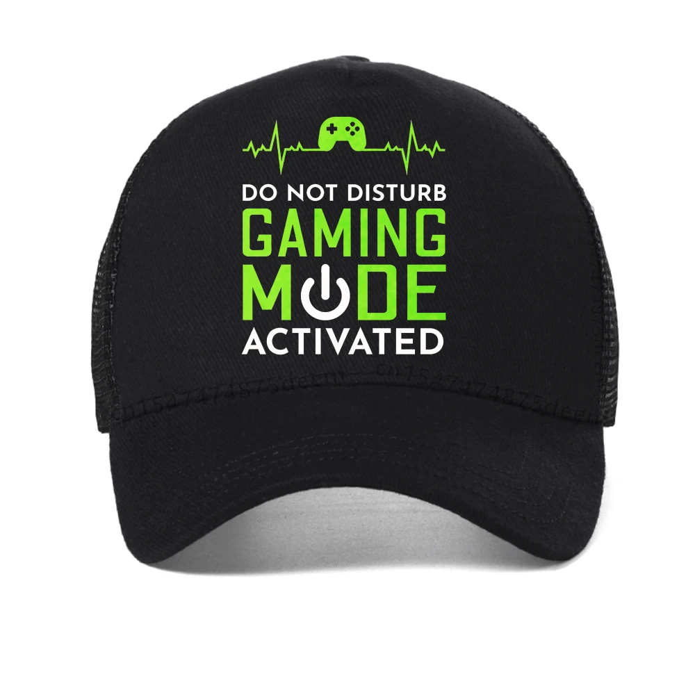 

GAMING MODE ON, PLEASE DO NOT INTERRUPT baseball cap men summer casual visor hats fashion women breathable cool Snapback hats