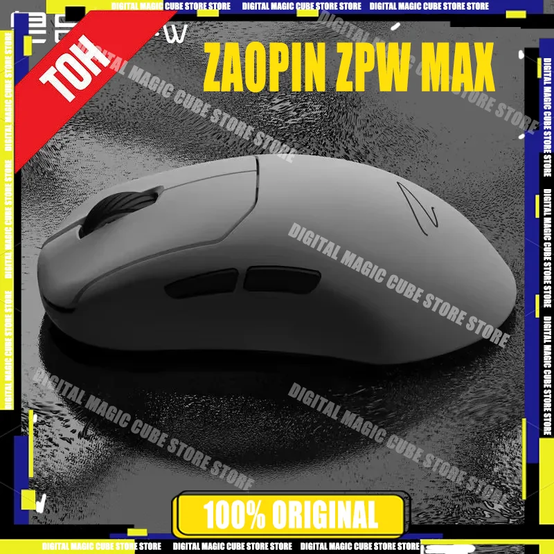 

Zaopin ZPW MAX 3-Mode Wireless Mouse Nordic 52840 Long Battery Life Low Latency Lightweight Ergonomics Office Gaming Mouse Gifts