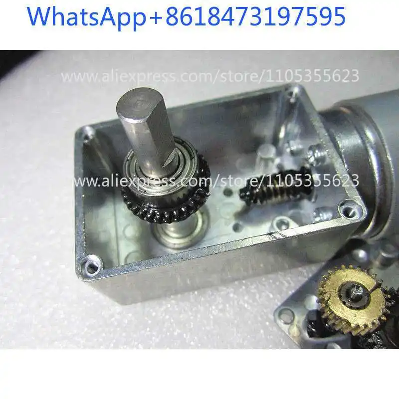 1pcsA58SW-555 DC Geared Motor Turbine Scroll Geared Motor High Power 12-24V Self-Locking