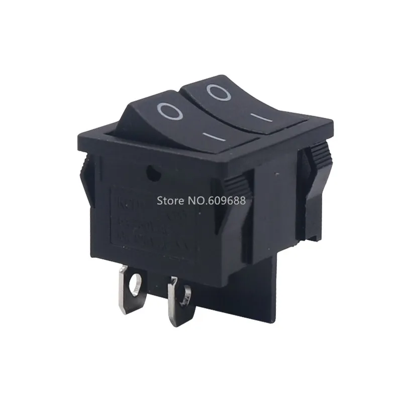 AC 6A/250V 10A/125V ON/OFF SPST 2-панельный защелкивающийся кулисный переключатель для лодки 4-контактный KCD5-211 KCD4-7