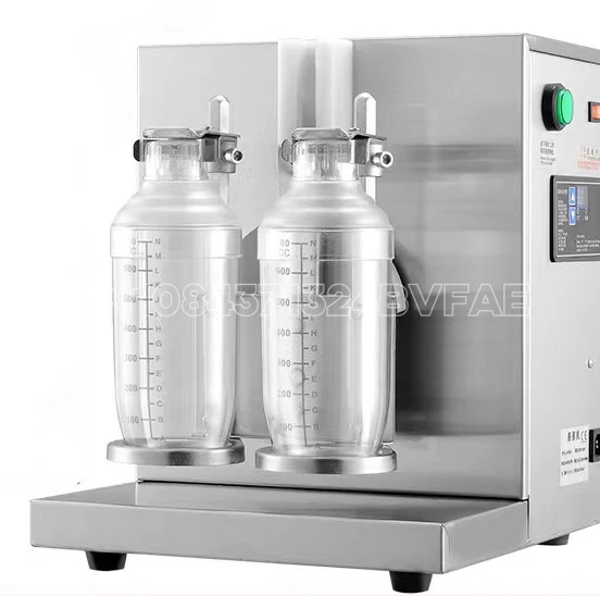 Shaker commercial stainless steel double head pearl milk tea beverage shop equipment, snow cup special device 110V 220V