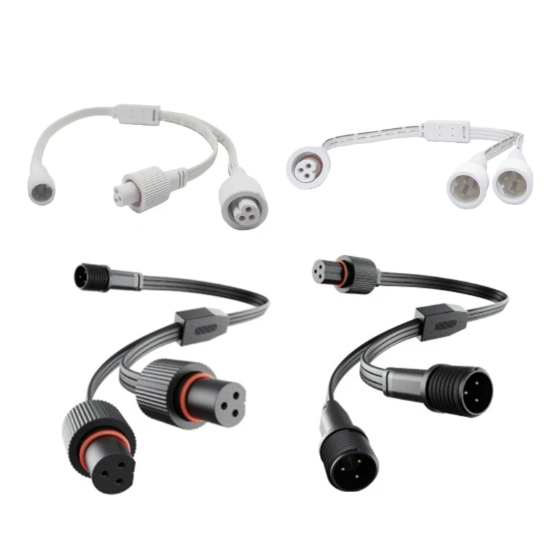  MultiDevice Extension Cord Waterproof Y-Splitter for Efy Permanent Light