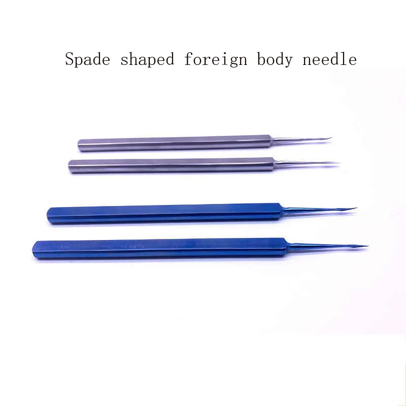 

New straight tip curved tip microscopic instrument for ophthalmology corneal spatula foreign body needle stainless steel willow