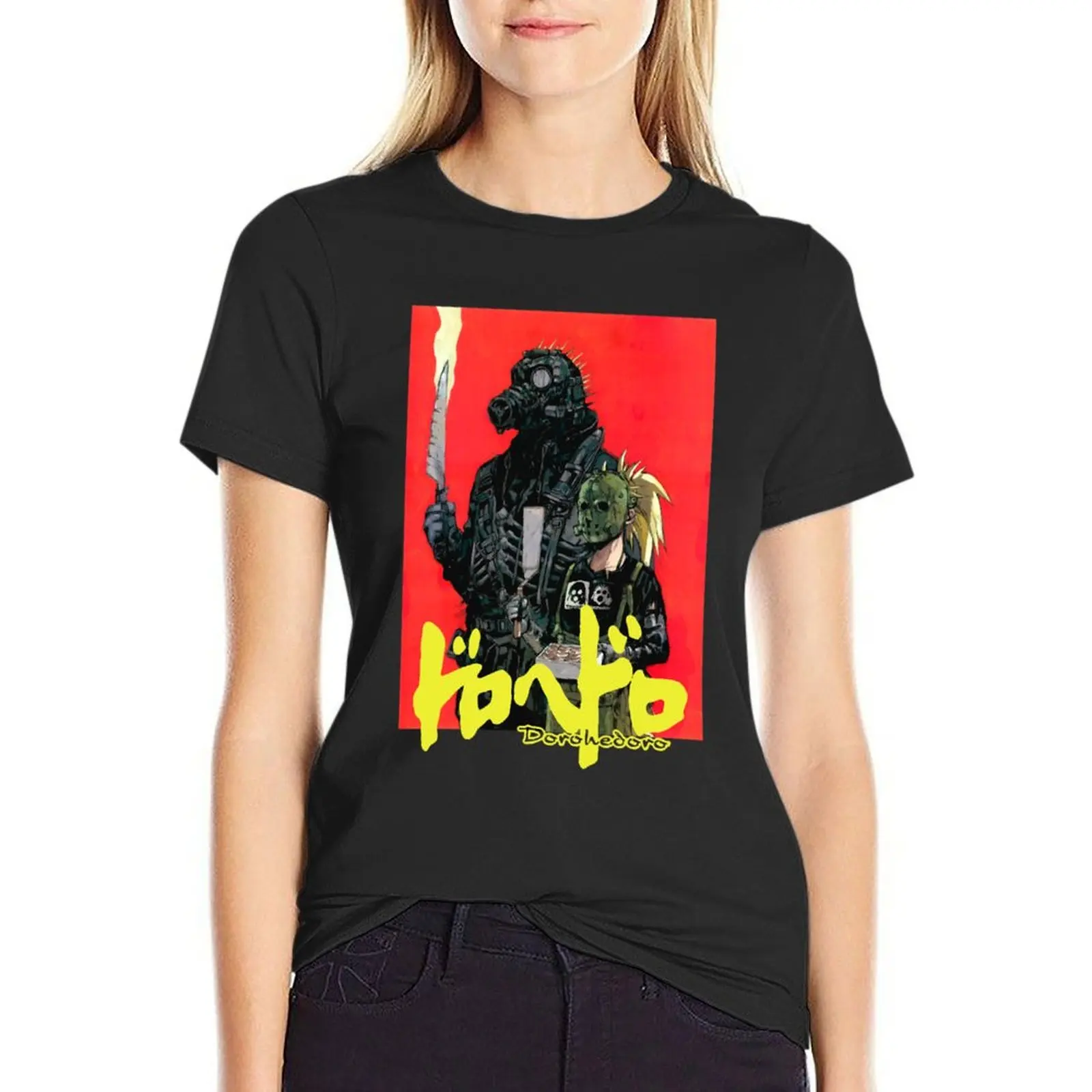

Dorohedoro T-Shirt aesthetic clothes animal print summer clothes Aesthetic clothing workout shirts for Women loose fit