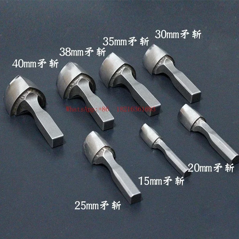 2026GOOD Belt Tail Chopping Semi-circular Chopping Spear Tail Punching Leather Belt Chopping DC53 Steel Tool