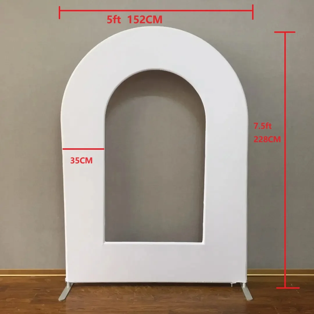 

Custom 5X7.5ft Open Arch Wall Party Decorations Custom Balloon Support Aluminum Frame Wedding Supplies Backdrop Photography