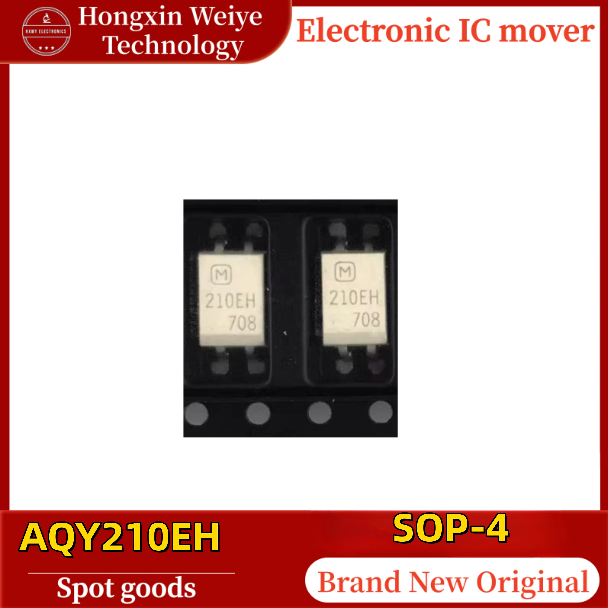 

(10/30 pieces) AQY210EH 210EH AQY210EH SOP-4 Solid State Relay Optocoupler IC Original Brand New In Stock Fast Shipping