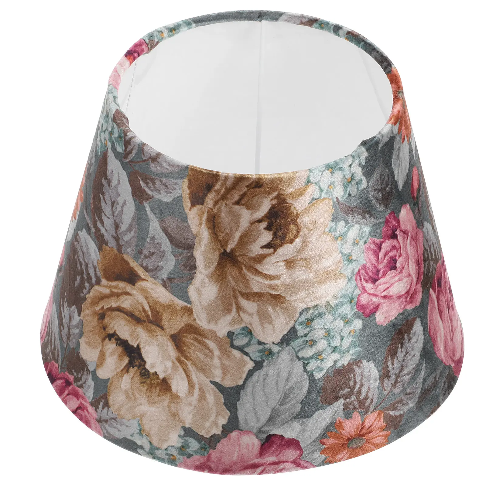 

Cloth Lampshade Light Cover Rustic European Table Bedside Floor Wall Lamp Covers Simple Flower Style Practical Gifts