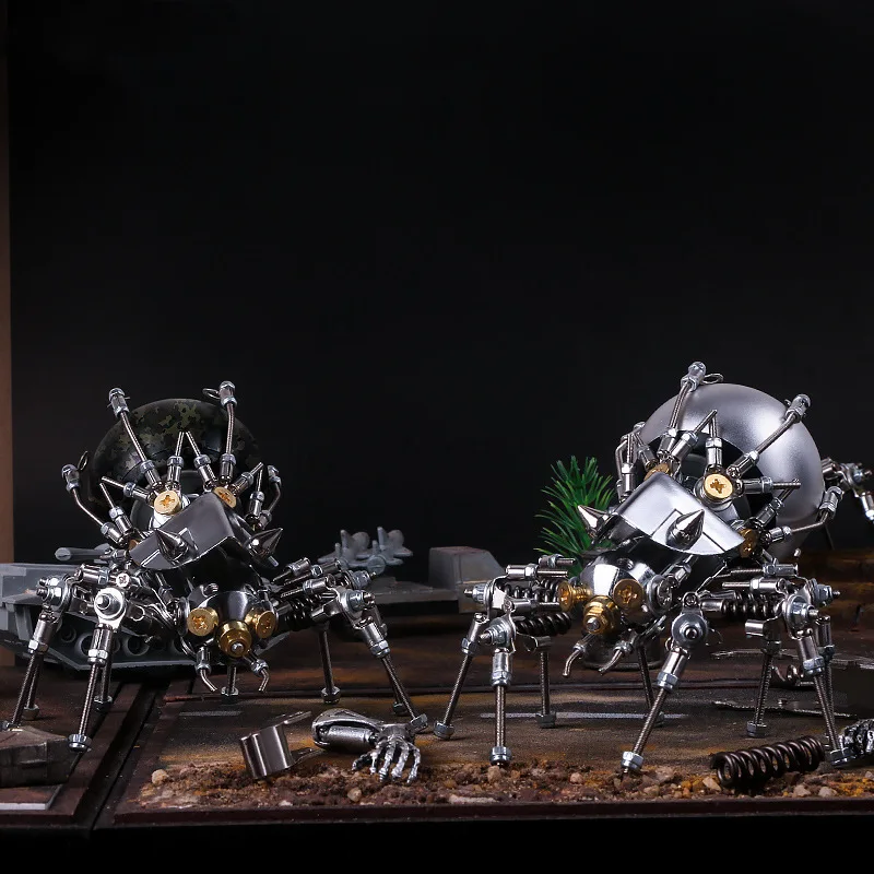 

Spider bluetooth speaker metal assembly mecha 3D puzzle model figure holiday gift