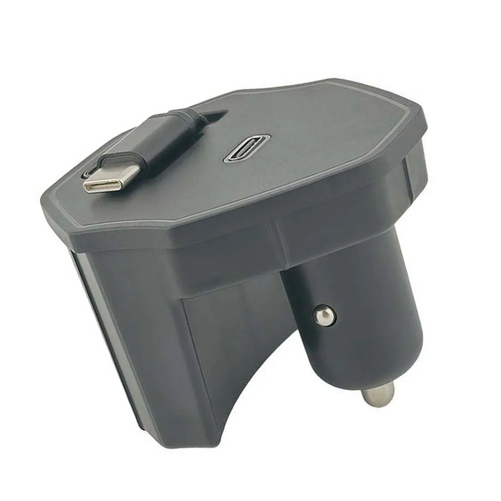 Car Charger Telescopic Cable  Car Charger Telescopic Cable Fast Charging Port Splitter For A6/A7 Accessories