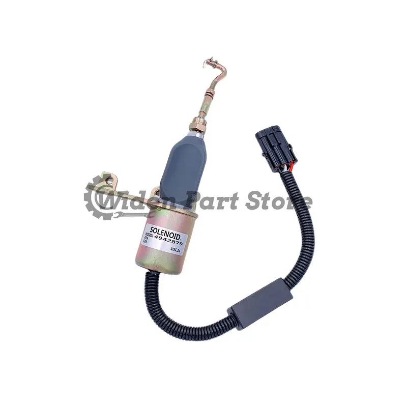 3991625 SA-4959-24 24V Excavator Fuel Stop Shutdown Solenoid for Cummins 6BT