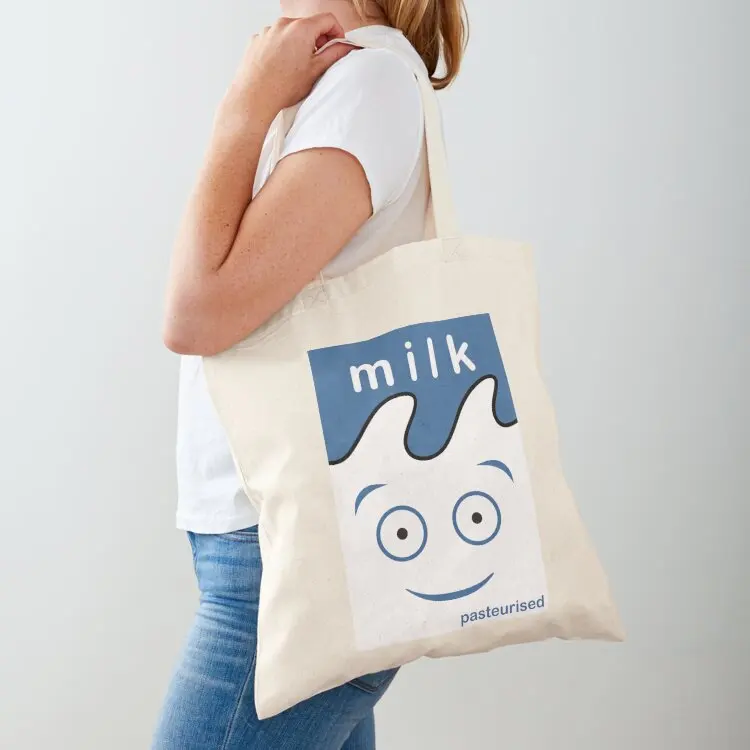 

Сумка-тоут MILK, холщовая сумка-тоут, сумки для покупок, складные женские сумки, сумка для покупок с логотипом