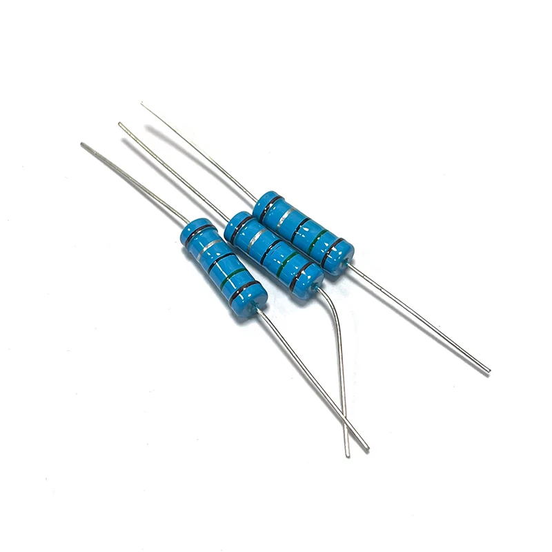 10pcs 3W Metal Film Resistor 1.5R 15R 150R 1.5K 15K 150K 1R5 15 150 Ohm Accuracy 1% Five-Color Ring Resistance 0.1R-910K