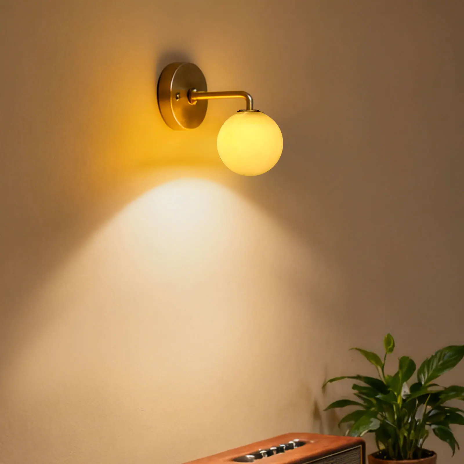 

Frosted Glass Lamp Shade Spherical Design Light Diffuser Lamp Cover for Ceiling Pendant Chandelier Wall Light Home Office Hotel