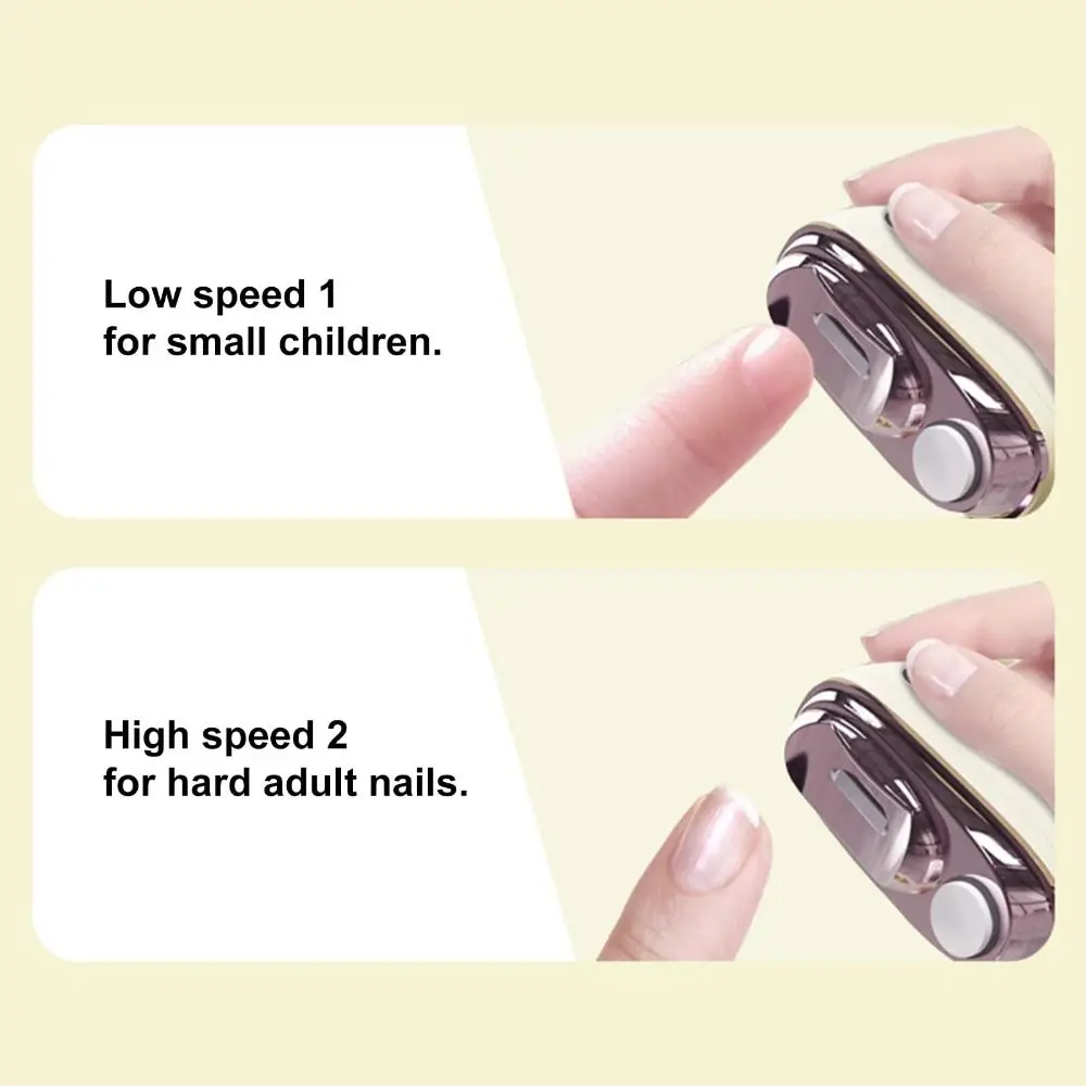 Professional Grade Automatic Nail Clipper Rechargeable Battery Automatic Operation Auto Clipper Trimmer Nail Grooming Tool