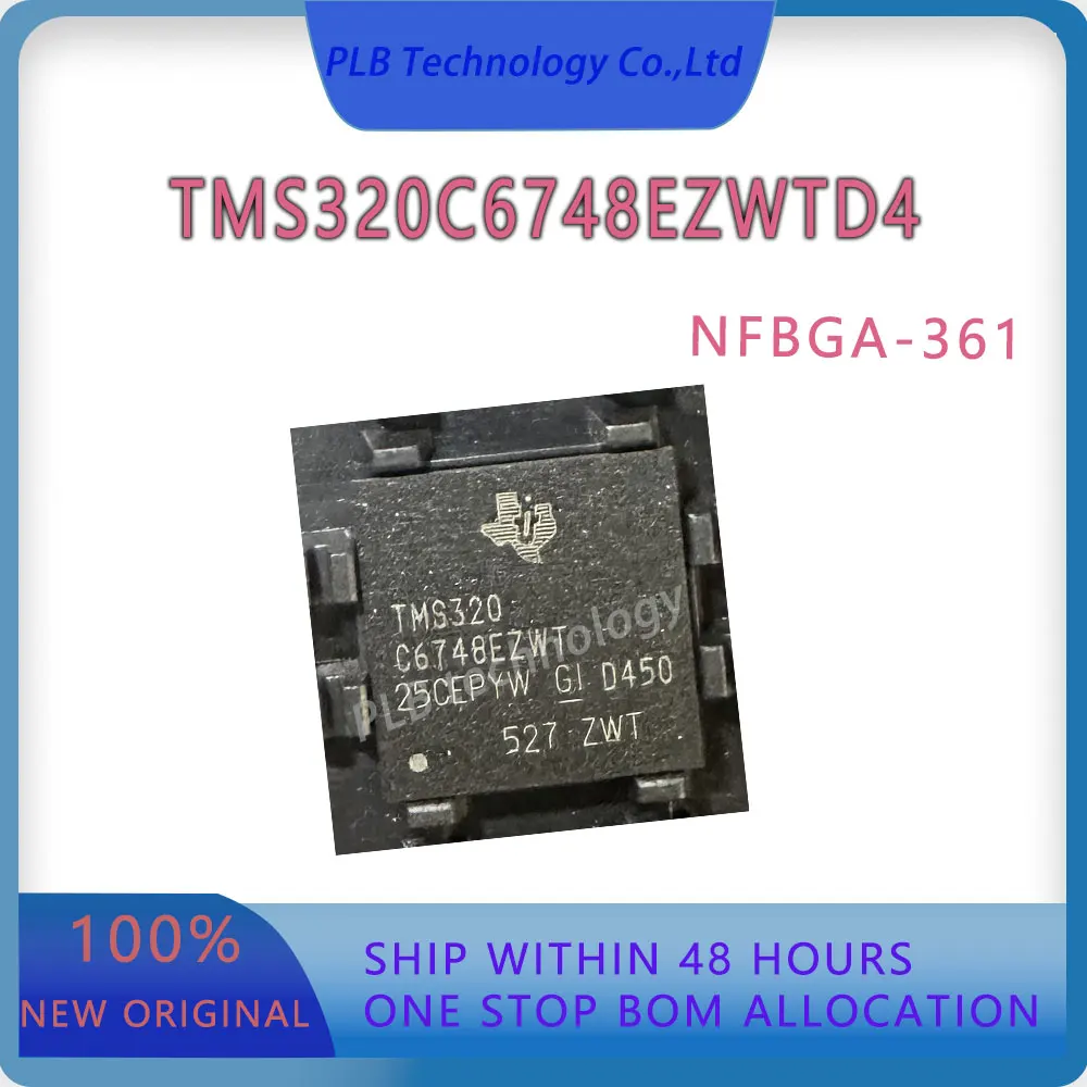 

TMS320C6748 Integrated circuit TMS320C6748EZWTD4 DSP Embedded Processors Controllers NFBGA361 MCU Electronics IC chip New