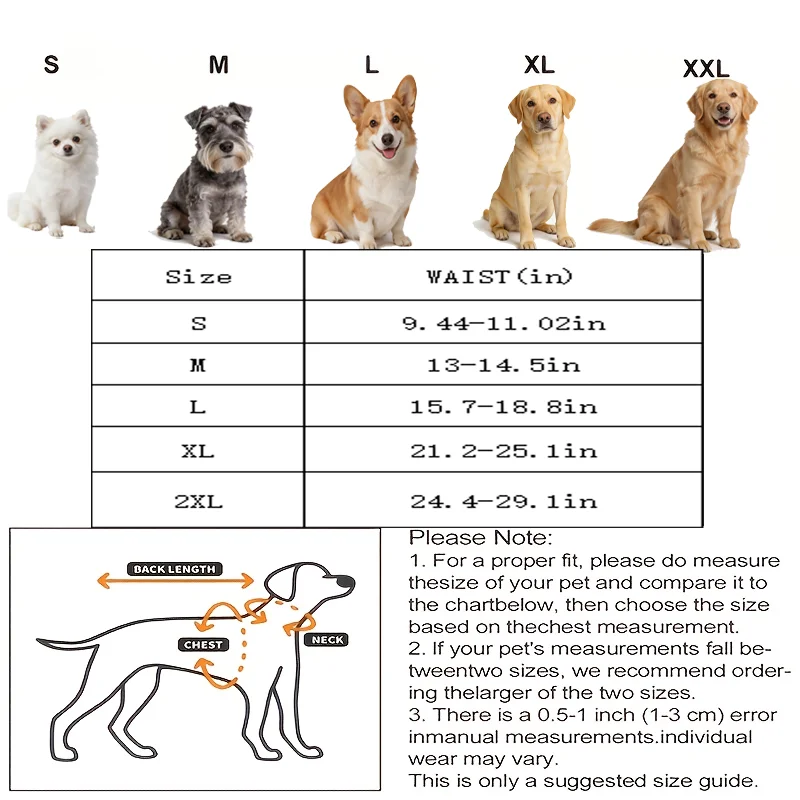 2/3/5/6PCSWashable Female Dog Diaper Adjustable Pet Physiological Pant Reusable Leakproof Pets Panties 