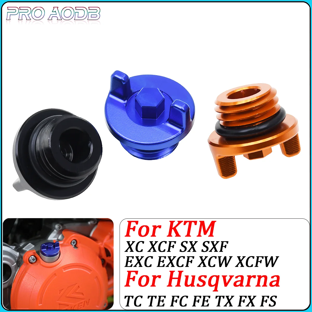 

EXC EXC-F CNC Engine Oil Filler Plug Cap Cover For KTM 125 250 300 530 XC XCF XCW XCF-W XC-W Six Days MXC MXC-G SX SXF 690 790