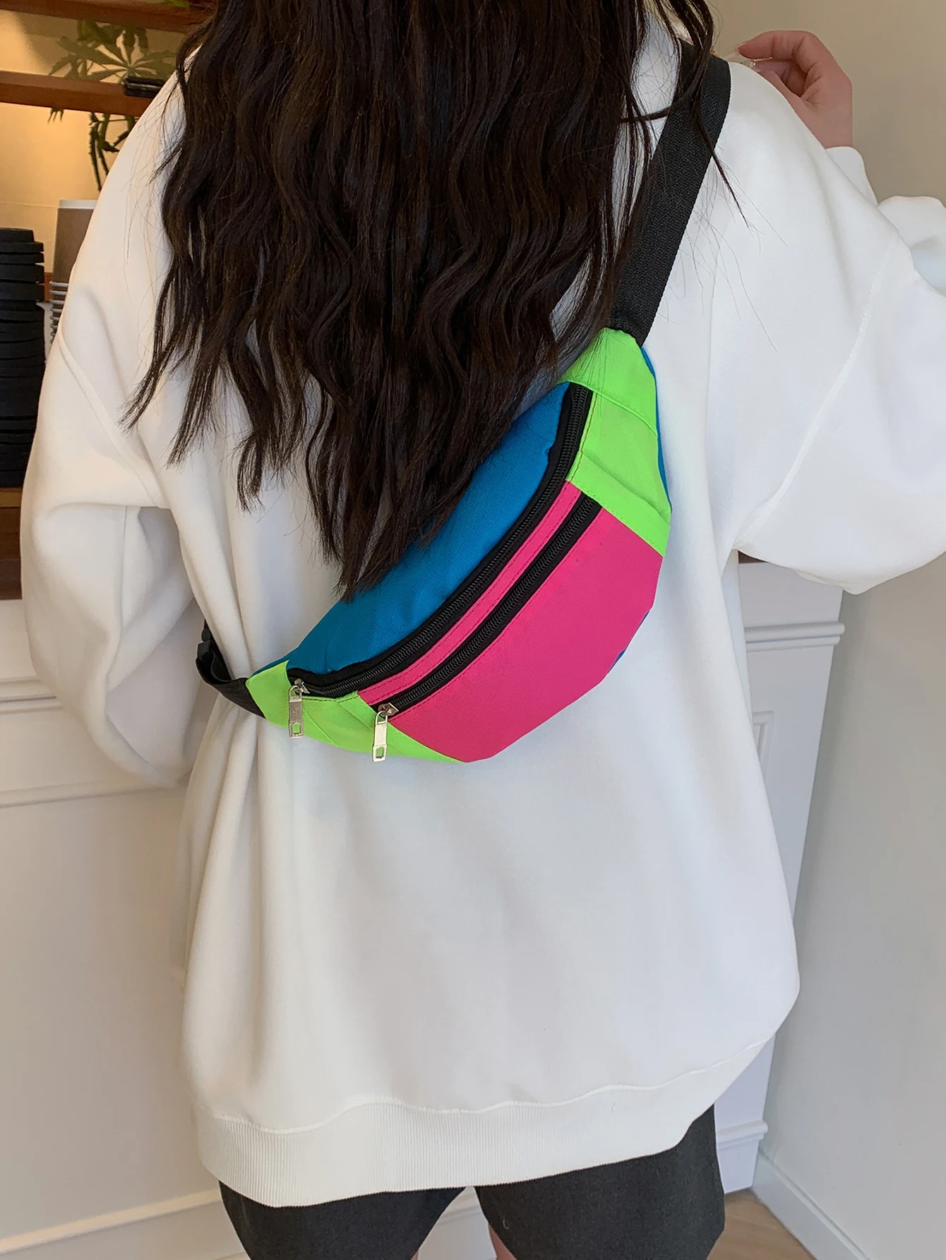Taille Tasche Frauen Männer Tasche Mode Lässig Brust Handtasche Fanny Pack Sport Reise Geldbörse Taille Pack Bauch Taschen Fall – Detail 8