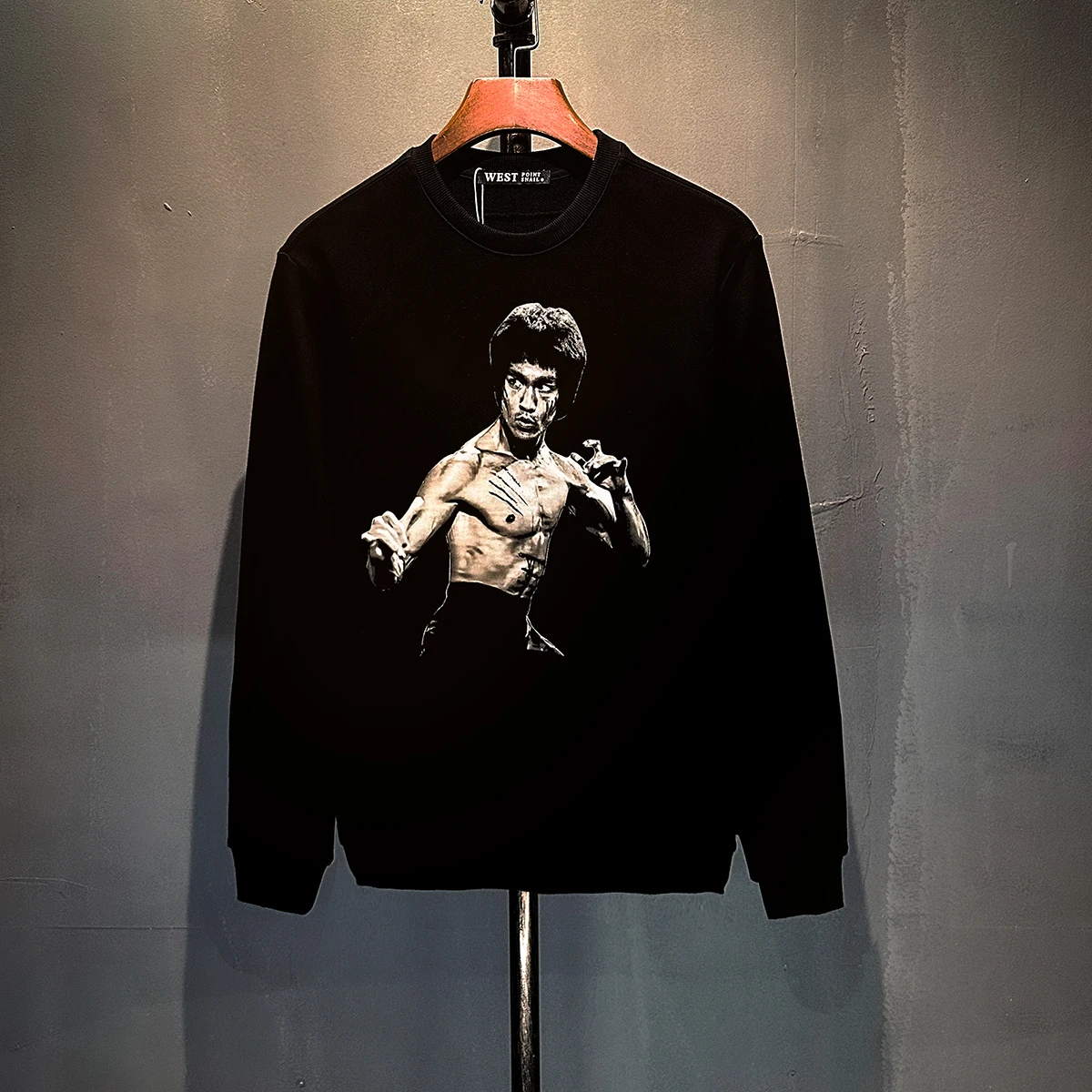 

Мужская модная толстовка Street Sle с круглым вырезом, свободного кроя, из хлопка, с принтом, с защитой от сминания, для городской молодежи, повседневная